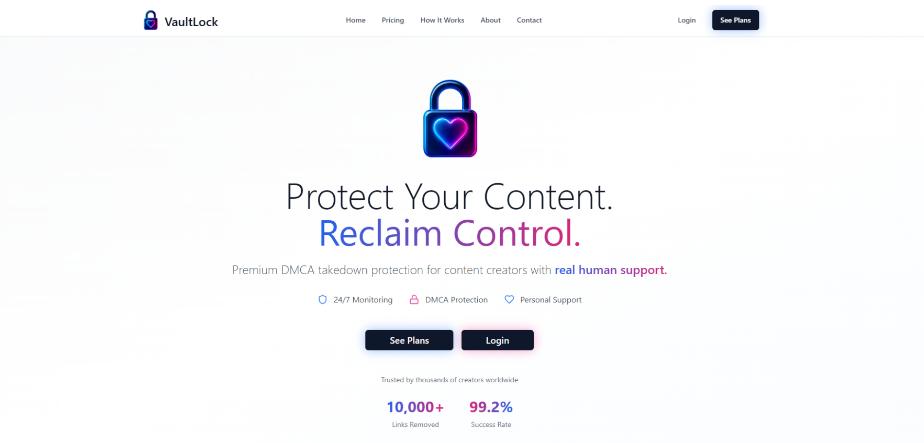 VaultLock DMCA Protection - Web Service Website by Elevation Media