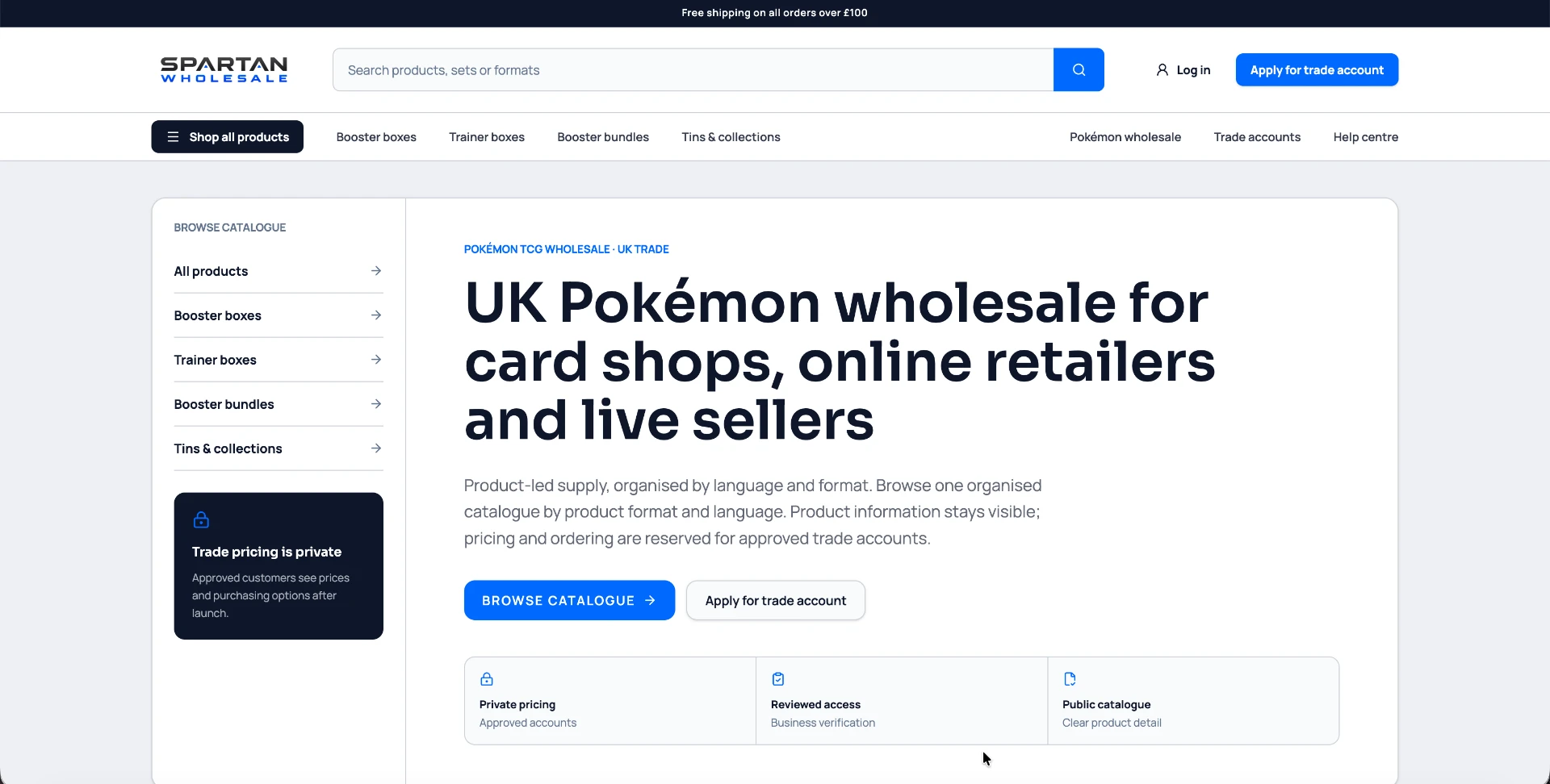 Spartan Wholesale - B2B / Wholesale Website by Elevation Media